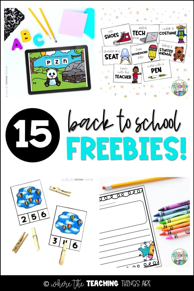 15 Back to School FREEBIES!