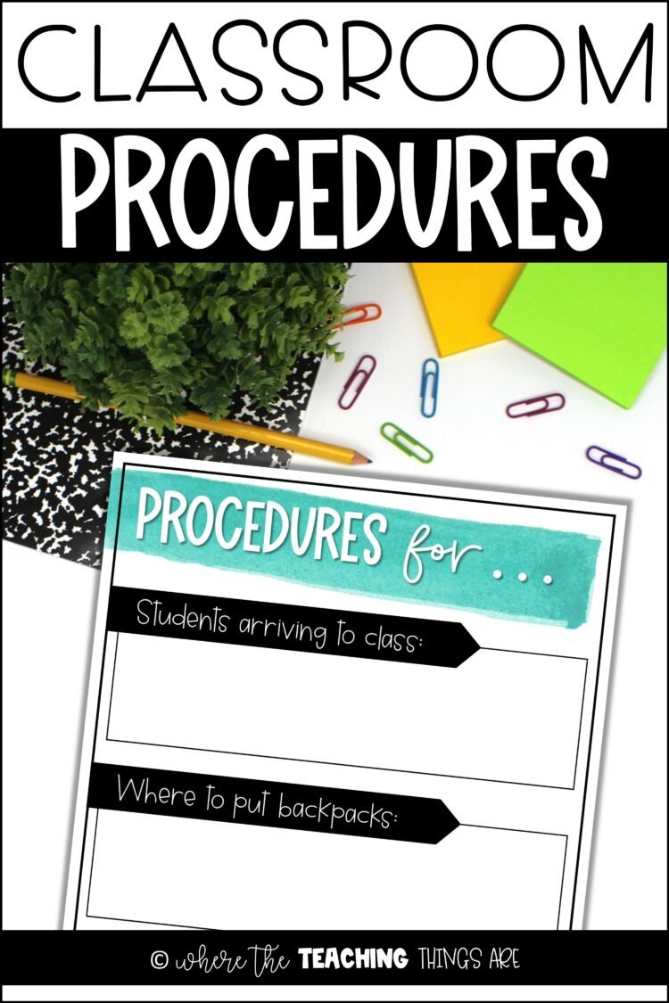Teaching Classroom Procedures